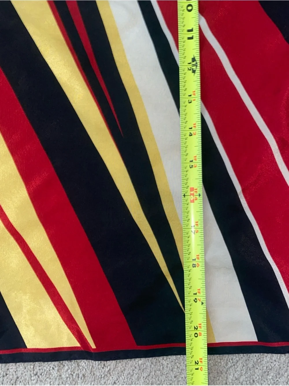 Anne Klein VTG Silk Scarf Multiple Colors